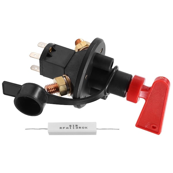 Batteriisolatortillbehör Master Batteriisolator Avstängningsbrytare Fia-typ Kit Bil