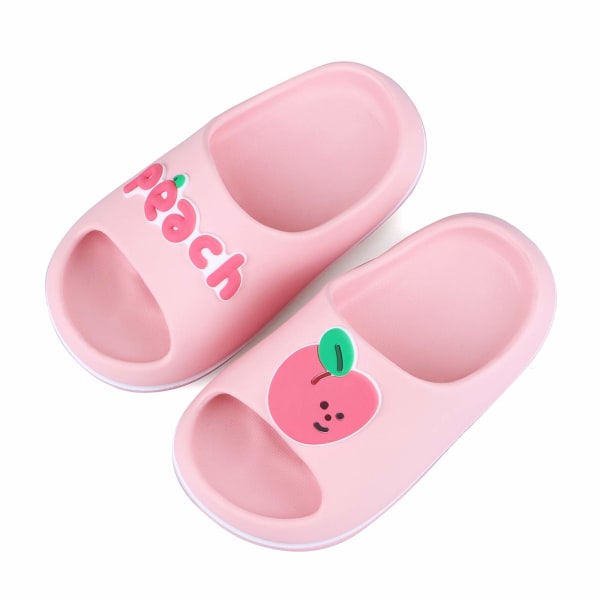 Flickor Pojkar Sommar Strandtofflor Barn Slide Sandaler Småbarn Frukttofflor Barn Anti-Slip Badrum Dusch Poolskor160 (inner längd 15,5 cm)