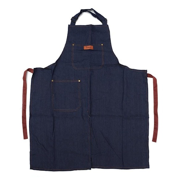 Split Leg Pottery Apron Keramisk Skulptur Overall Potters Arbeid deep blue