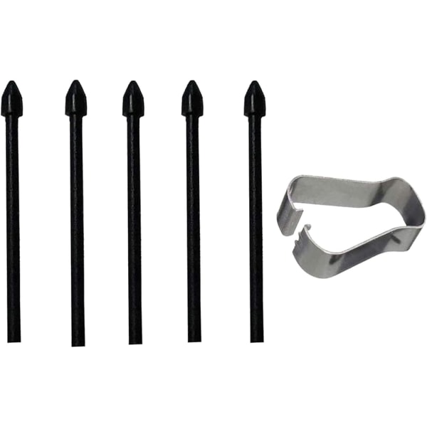 25 stk. stylus refill udskiftning stylus touch pen spids substitut nib til Galaxy Note20/Note10/Tab S6/Tab S7-Sort