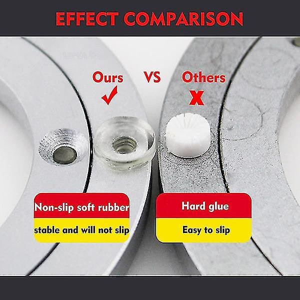 Aluminiumlegering Lazy Susan drejeskive, Heavy Duty Lazy Susan drejeskive, roterende leje Lazy Susan, glat rundt spisebord (18 tommer)