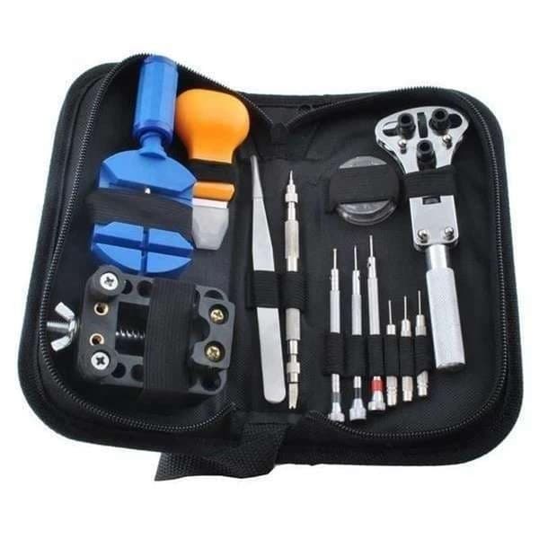 Watch Repair Tool Kit Battery Replacement Case Opener Multicolored