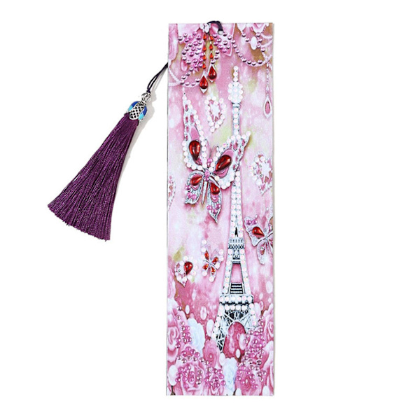 5d Diy Bokmärken Läder Tassel Bokmärken Pärlade Bokmärken Vuxen