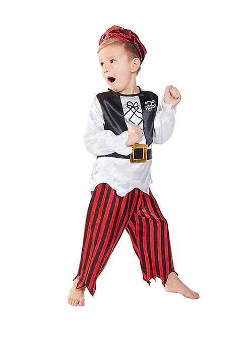 Ragget piratkostume til børn 883619s Medium