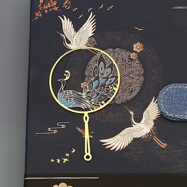 1 stk. Påfugl Bogmærke, Metal Bogmærke, Kunstnerisk Bogmærke, Bogmærke, Påfugl Bogmærke, Bogmærker, Til Læsere, Lærere, Studerende Pxcl