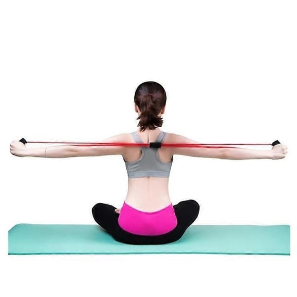 Yoga Resistance Band med Elastisk Åttaformad Design black