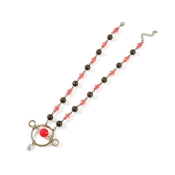 Halsband med texten \"Witch Also Crazy\" för kvinnor, perfekt för julkläder och tillbehör