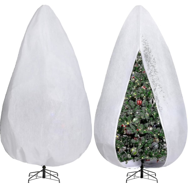 9 X 4ft opretstående juletræsopbevaringspose - Justerbare juletræsopbevaringsdæksler - Non-woven X.d [ege] 9FT x 4FT