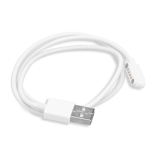 Universell 4-polig magnetisk laddningskabel USB-laddningssladd för barnens smarta klocka