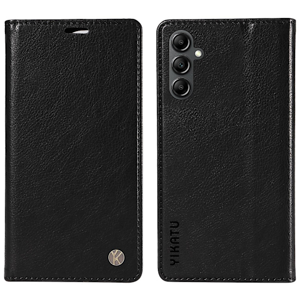 För Samsung Galaxy S23 FE Fodral Läder Telefon Skal Stativ Plånbok Magnetisk Litchi Textur Omslag