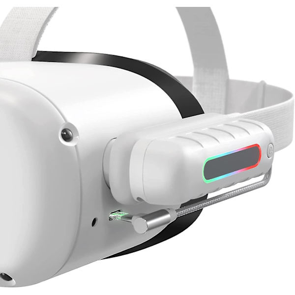 Akku Oculus Quest 2:lle, 5000 mAh, kevyt, kannettava, virtuaalitodellisuuden virtalähde, pidentää 2,5 tunnin peliaikaa