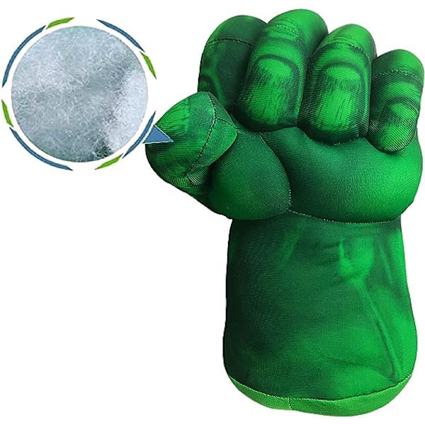 Supersankarin kädet hanskat supersankari lelu nyrkit lapset pehmeä plyysi supersankari puku tarvikkeet cosplay poika Halloween syntymäpäivälahja (1 pari)