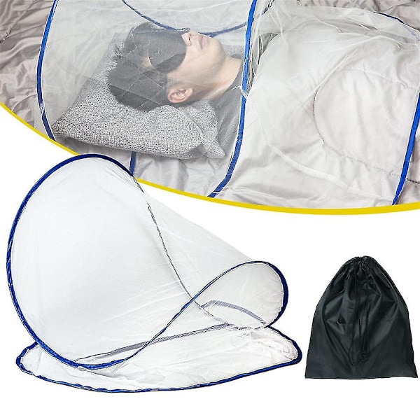 Ultra Light Portable Pop Up Mosquito Net Folding Mini Tent For Bedding Travel Camping For Head