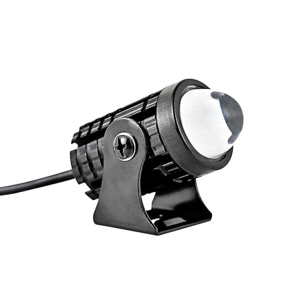 Motorcykel Spotlight Projektor Lens Dual Color Universal 12v Led Forlygte Auxiliary Driving Lamp Til Motorcykel Motorcykel Pærer| |