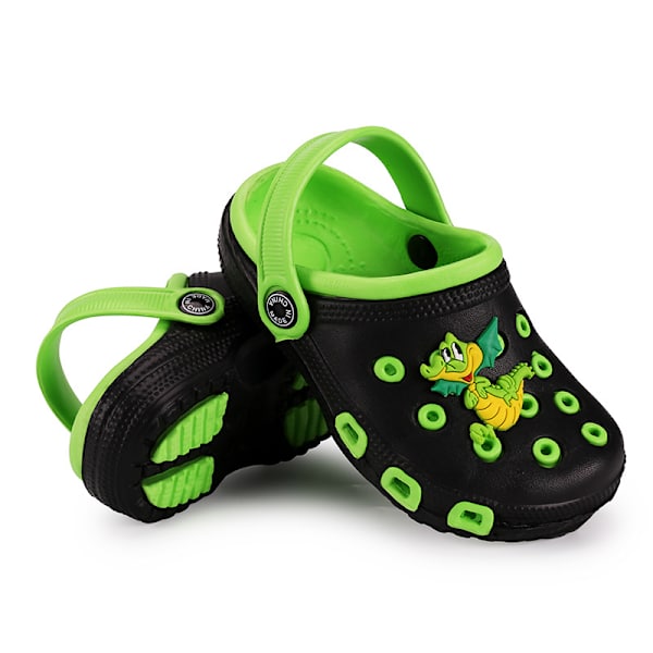 Barn Clogs för Flickor och Pojkar Halkfria Trädgårdsskor Slip-on Sandaler Strand Pool Duschtofflor Surf Clogs （storlek：24）