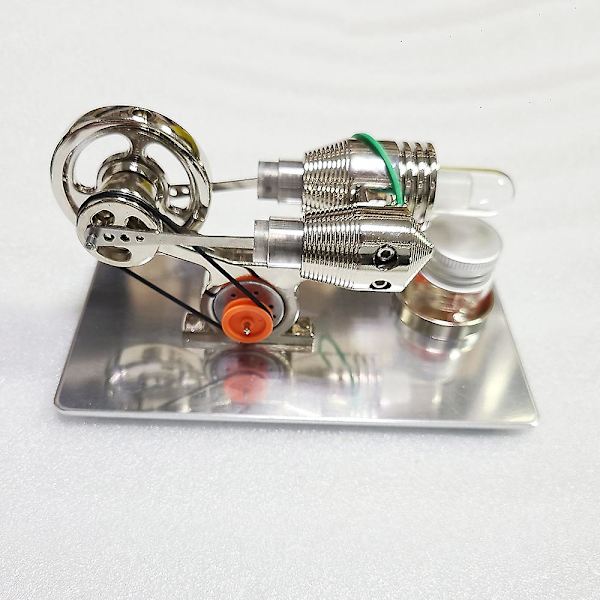 Sterlingmotor Extern förbränningsmotor Generator Ångmotor Fysikvetenskap Experiment Modell Födelsedagspresent Sterling engine-02
