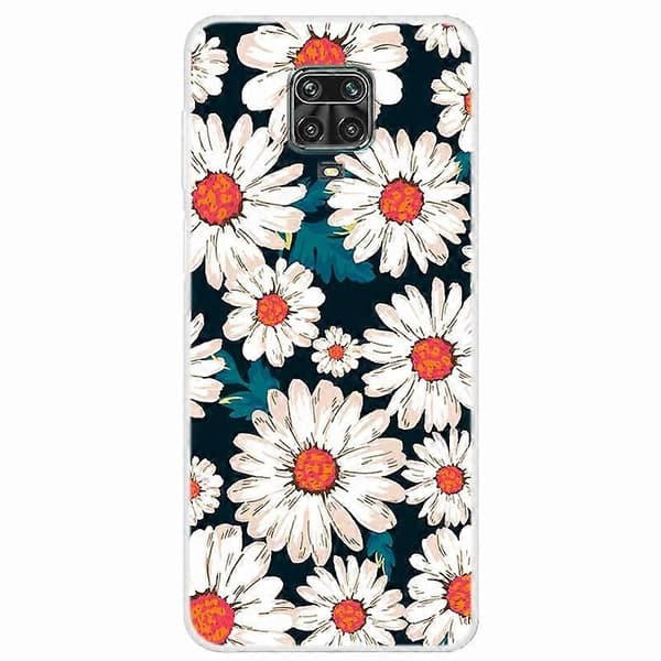 Mønstertrykk Mykt TPU-deksel for Xiaomi Redmi Note 9 Pro/Note 9 Pro Max/Note 9S Multicolor Unique Flower