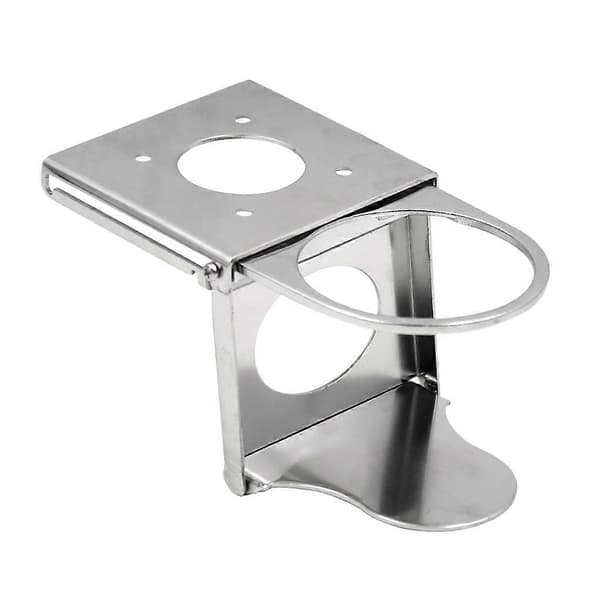 Kopholder i rustfrit stål, foldbar stil - 86x83mm / 3.38x3.27inch