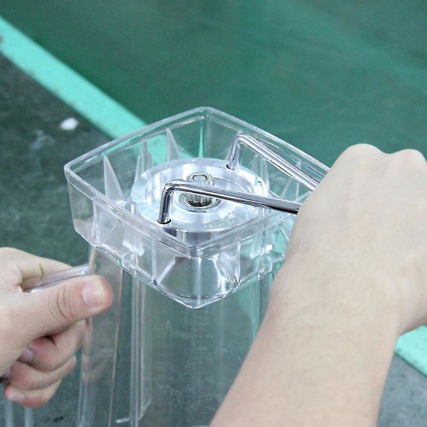 Blender reservekande udskiftningsdel - Gennemsigtig 2l kapacitet - kompatibel med sølvblender as shown