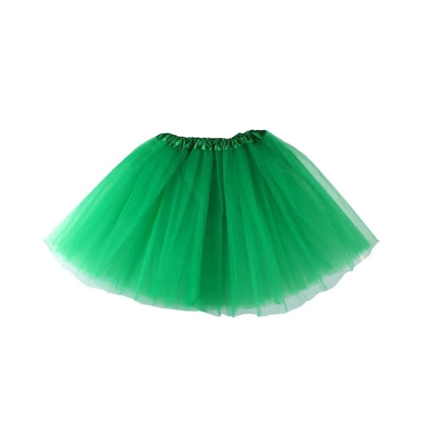 Nye kjol Dam Irländska kjolar Damer Gröna festkjolar Layered Tutu-kjol Festivalkläder Holiday Tutu-kjol Green 40*30cm