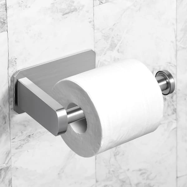 Selvklæbende toiletpapirholder - stativ uden boring, rustfrit stål