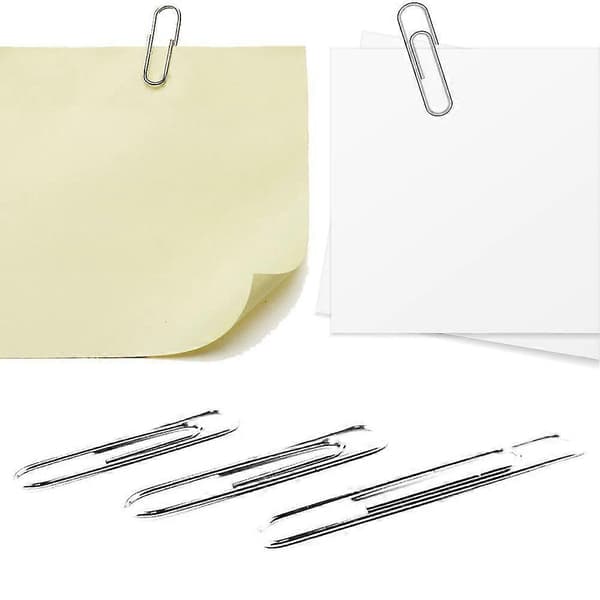 700 stk klemmer binders 28mm 33mm 50mm sølv skolekontor bindemateriell