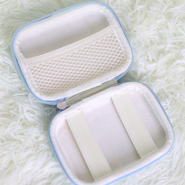 1 st digital kameraväska för mini CCD-kameror med resefodral White