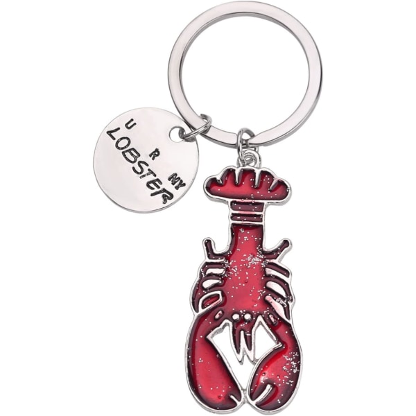 Creative Lobster Shape Keychain Bilnyckelring hängande present