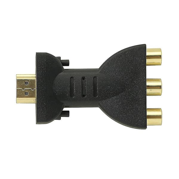 Adapter HDMI han til 3 RCA hun komposit video lyd Va komponent konverter adapter egnet til