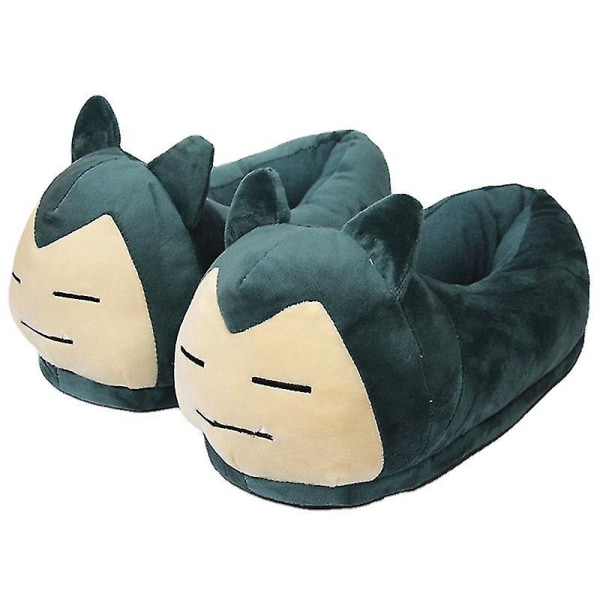 Snorlax talvislipperit hauskat unisex aikuiset sisätilojen pehmolelut Eu35-42