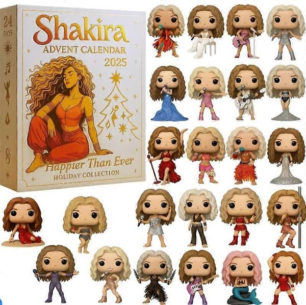 Shakira adventskalender blindboks