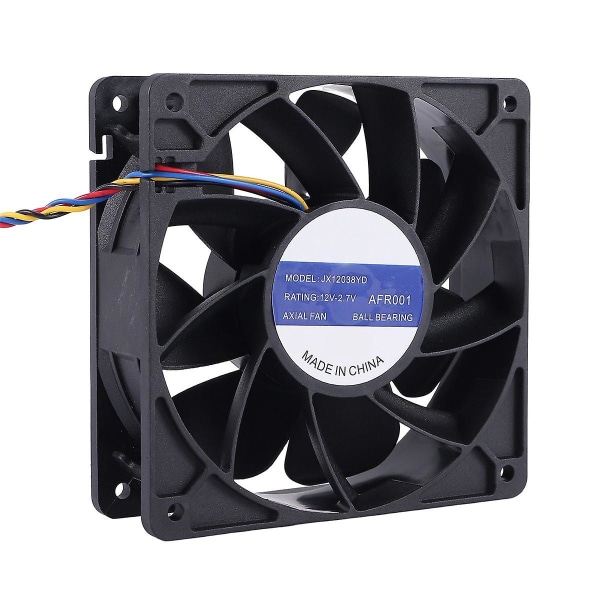 6000rpm 12v Køleventilator Til Bitmain Antminer S7/s9/t9/t9+/l3 /l3+/d3/a3 Til Whatsminer M1/m3/m3x Til F1 /t2 /t2t Miner black