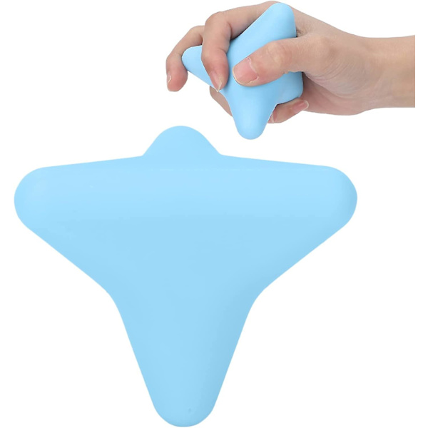 Trigger Point Pusher Massager Smärtlindring Hand Muskelavslappning Fascia Boll Handmassage (rosa) blue