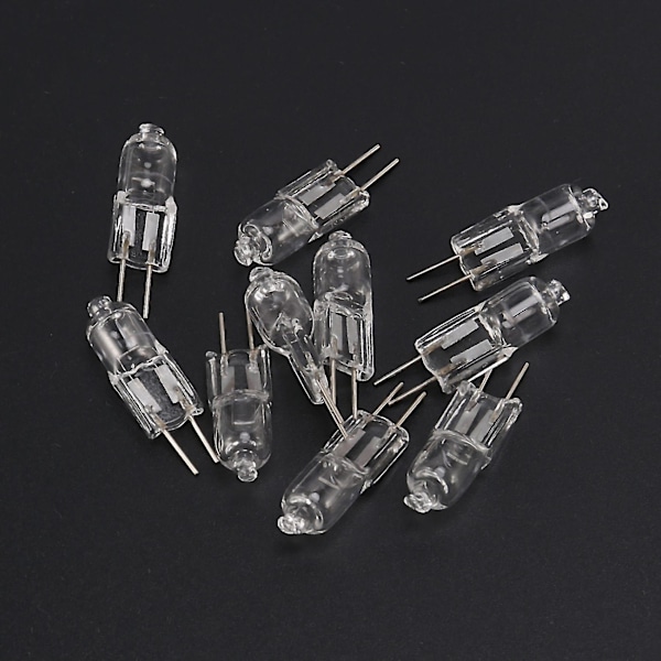 10 X G4 Halogen Pære Lampe Belysning 10w Varm Hvid