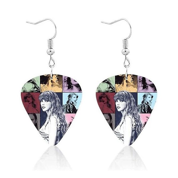 Womens Taylor Swift Charm Øreringe Musik Elsker Gave Swiftie Tøj Smykker Tilbehør Fan Gaver A