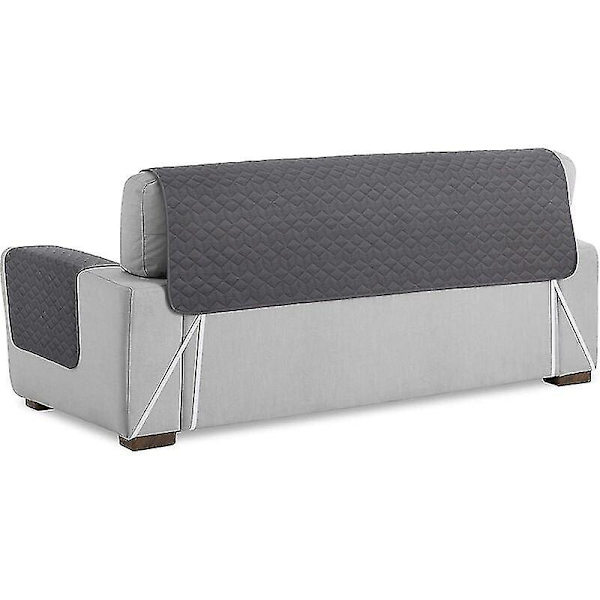 Rentoutumisnojatuolin Päällinen, Pehmustettu Suoja 1-paikkaiselle. Kääntyvä Peitetty Päällinen. Väri Harmaa - 55*196cm