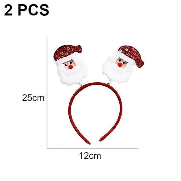 Hiusrengas Joulu Hiusten Asuste Pääpanta Joululoma Juhlatarvikkeet Lahjat style 2