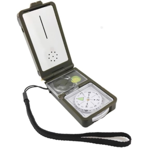 Utendørs overlevelsesverktøysett kombinasjonskompass T10 termometer fløyte multifunksjonskompass vanntett navigering
