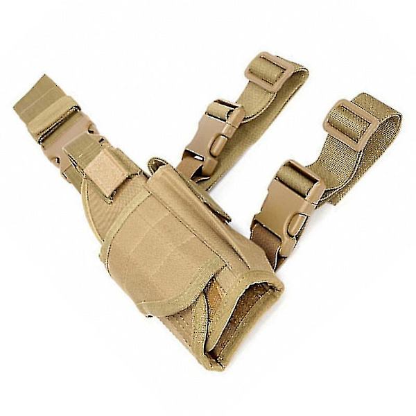 Universal taktisk drop leg lårhölster midjeväska pistolbälteshölster Mud