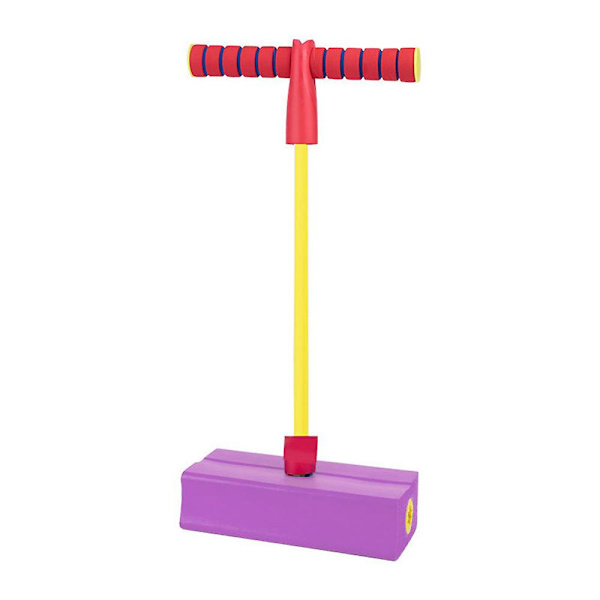 Skumgummi Pogo Jumper Hjälp Barn Att Växa Längre Roliga Och Säkra Utomhusleksaker Gåvor Rose Red