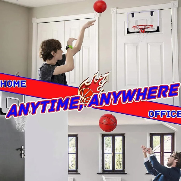 Mobil Mini Basketballkurv for Dør - Punch Free Henge Type