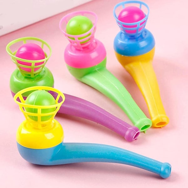 3-pack Blåsrör och bollar - Pinata leksaksplunder/festpåsefyllare bröllop/barn