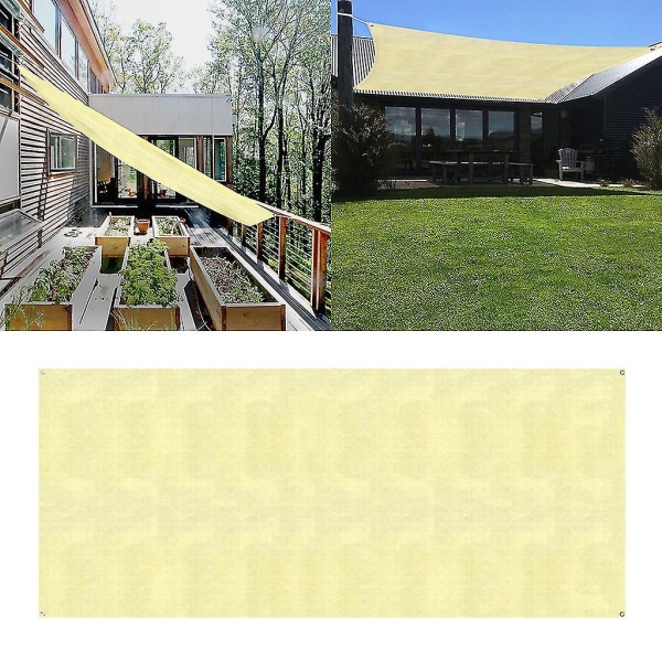 Sunshades Depot 2x1,6m 4x1,6m för solskyddstyg Mesh Net för trädgård på bakgården P