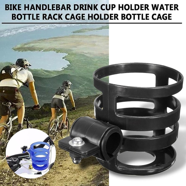 Pyörän ohjaustangon juomakupin pidike Mtb maantiepyörän vesipullo juomateline häkkipidike Pyöräily vesipulloteline auton pullohäkki| |