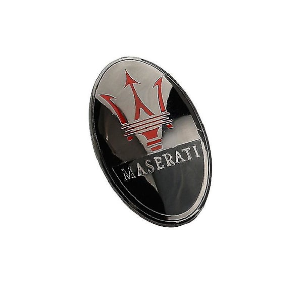 Bil Emblem Badge Dekoration för Maserati Granturismo Ghibli Quattroporte Levante Gransport Granlusso Gt Gran Cabrio Coupe