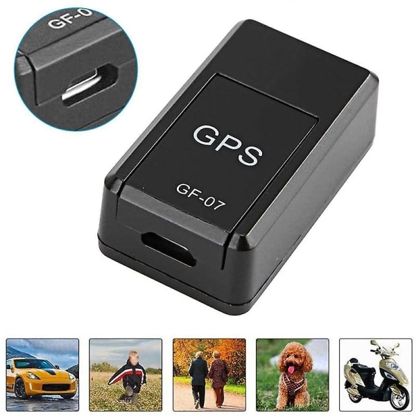 Bil GF-07 Real Time Tracking Positioner GPS Tracker Magnetisk Adsorption Mount Køretøj Mini Locator Auto Elektronik Tilbehør - GPS Tilbehør