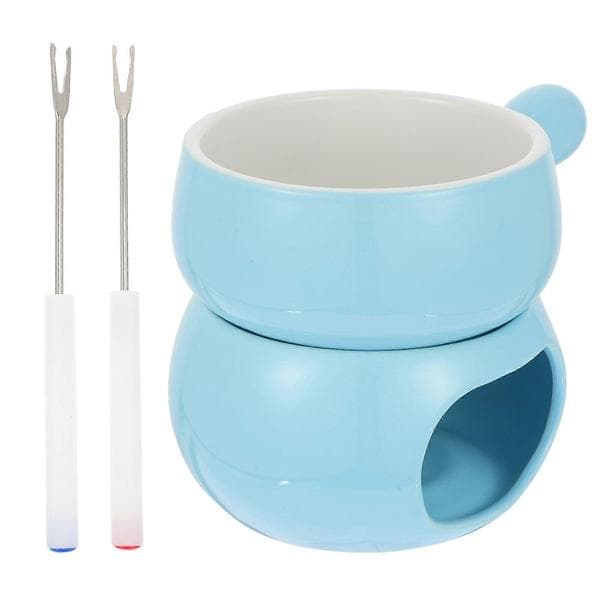 Keramisk ostfondue smältgryta set för köksbruk 1 set