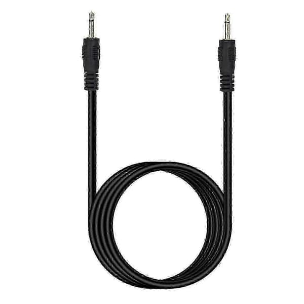 2,5 mm Mono Hann/Hann Lydkabel 1,8 m Aux Adapterkabel (2-pakning)