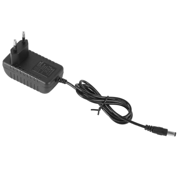 AC 100-240V til DC 9V 2A Adapter Konverter Strømforsyning Lader (EU-plugg) black