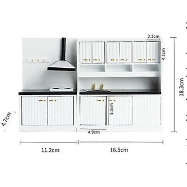 Miniature Furniture Toy Dolls House DIY Decoration Accessories Mini 1:12 Home Sink